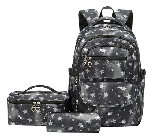 Juego De Mochilas Escolares Jiayou, 3 Unidades, Con Estampad