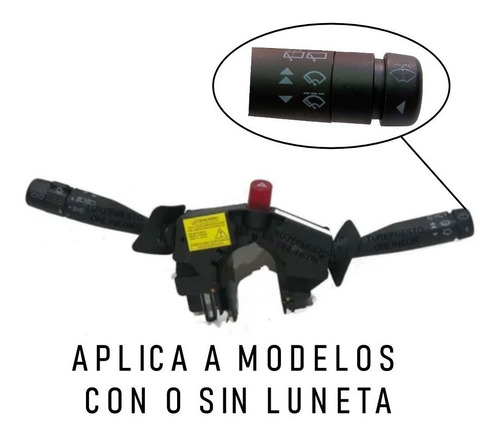 Imagen 2 de 7 de Llave Comando Luces - Baliza Y Limpiaparabrisas Ford Fiesta Max