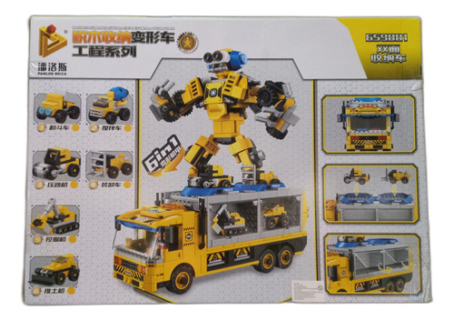 Camion Robot Auto 649pcs Armar Bloque Adaptable Escala Legos