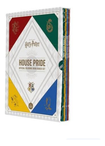 4 Harry Potter House Pride Oficial Coloring Book Boxed Set