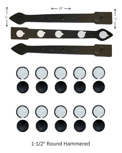 The Rustic Express - Dome Top Round, Autoadhesivo Kit De Cla