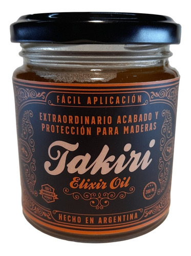 Elixir Oil Takiri - Acabado Y Protección Al Aceite Maderas