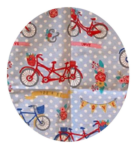 Imagen 2 de 4 de Delantal Cocina Estampado Gabardina Diseños Divertidos