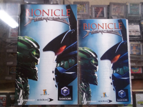 Bionicle Heroes Gamecube Solo Manual O Instructivo