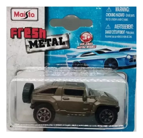 Hummer Hx Concept Maisto 1:64 Verde Oliva Ejército Metálico