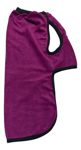 Chaleco Abrigo Buzo Liso Coconao Polar Tallas Grandes Violeta 11