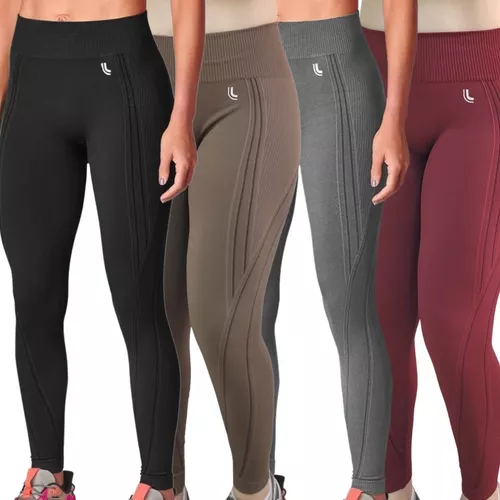 Kit 2 Calças Legging Lupo Sport Original Feminina Academia Leguin