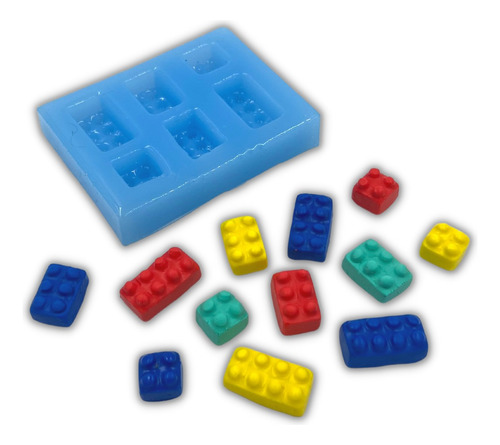 Molde De Silicona Legos, Ideal Para Fondat O Porcelana Fria