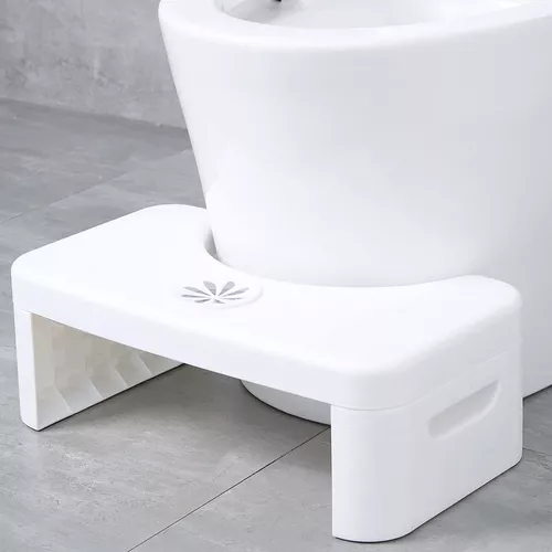 Taburete de inodoro plegable de 7 pulgadas, de plástico, antideslizante,  plegable, taburete de baño, taburete de inodoro para niños, cómodo taburete