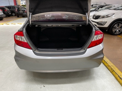 Imagem 13 de 14 de Honda Civic Lxs 2014 Cinza
