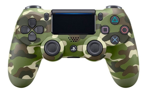 Controle Sony Playstation Dualshock 4 Camuflagem Verde