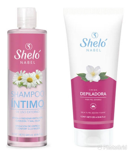 Shampoo  Intimo  Con,  Crema  Depiladora,  Shelo  Nabel.    