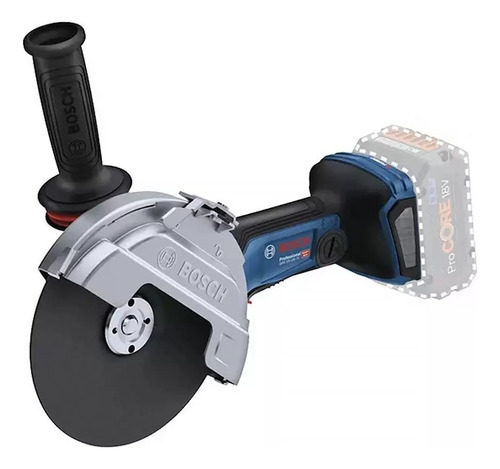Esmeriladora angular inalámbrica Bosch Cordless 18V Gws 18v-180 color azul 1.5 kW 127 V + accesorio