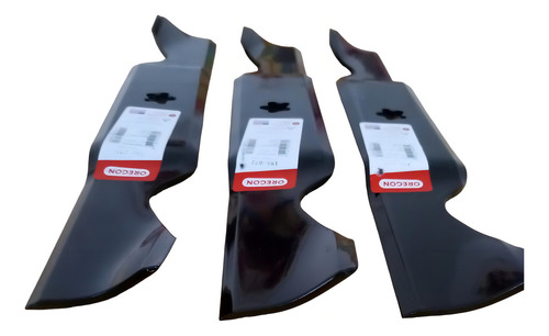 Kit 3x Lâminas Faca Trator Giro Zero Husqvarna 54 Polegadas