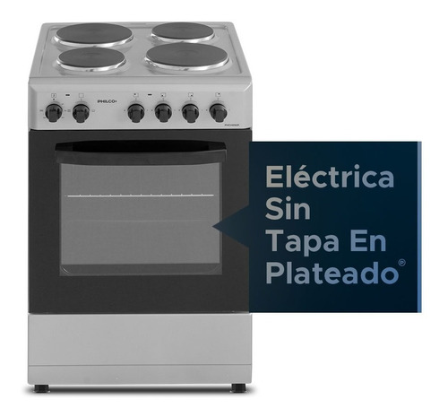 Cocina Eléctrica Hotplace Philco Phch050p 50cm Plata