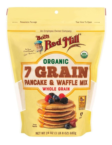 Bob's Red Mill Organic 7 Grain Pancake & Waffle Mix 680 Grs 