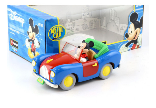 Carro Disney Collection Mickeys Escala 1/18 Burago Italy