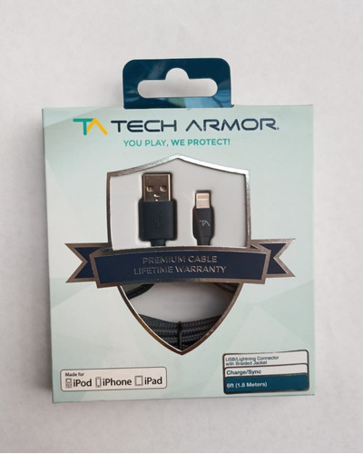 Cable Conector Usb  Armor Con Cubierta Trenzada 1.8 Metros