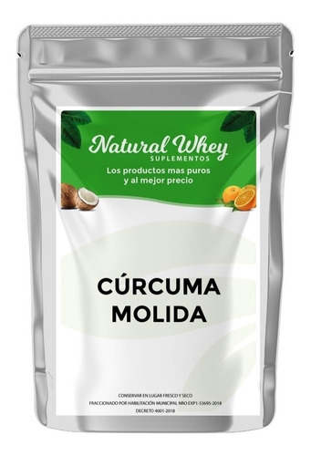 Curcuma Extracto  Puro En Polvo 100 Gr