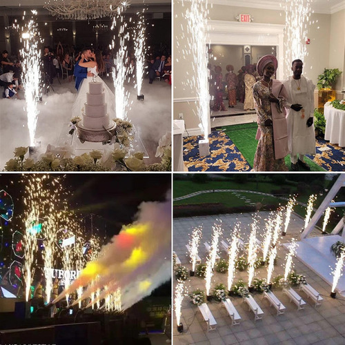 Máquina Fria Da Fita Dos Fogos De Artifício Do Casamento Do