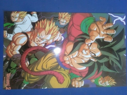 2 Posters Dragon Ball Decada Del 90 Con Varillaje 
