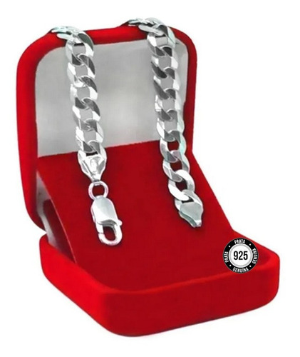 Imagem 4 de 7 de Pulseira Prata 925 Escama Peixe Grumet 8 Mm Maciça Italiana