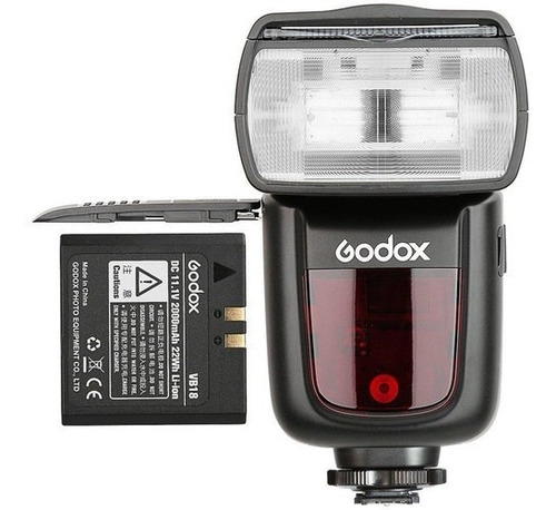 Imagem 1 de 8 de Flash Godox V860il Para Canon C/ Bateria V860 Il 12x S/juros