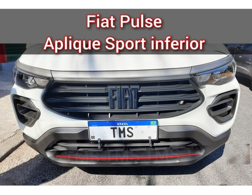 Aplique Friso Fiat Pulse Detalhe Sport Parachoque 