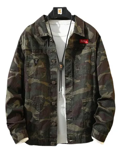 Chamarra de mezclilla camuflaje sale