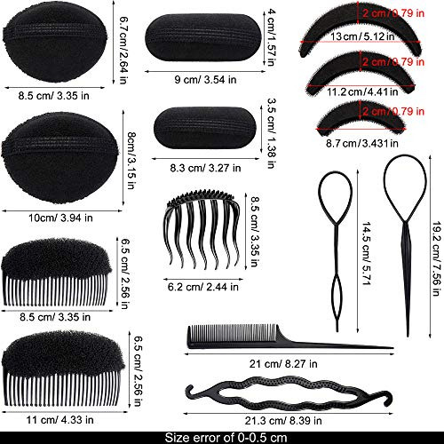 16 Piezas De Esponja Para El Cabello, Herramientas De Rellen