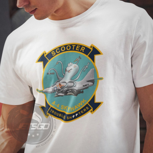 Remera Jetsgo® A-4 Skyhawk Scooter - Us Navy