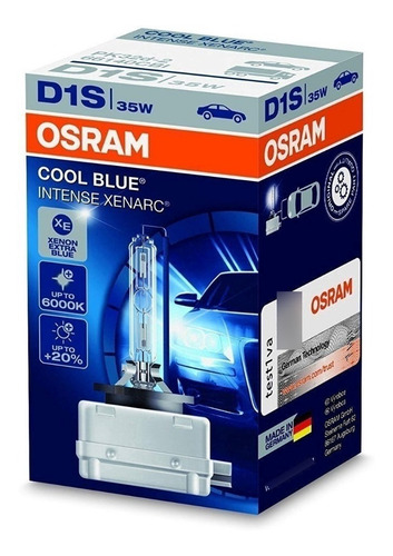Imagen 2 de 6 de Lampara D1s Xenon Osram 35w 6000k Cool Blue Alemana Original
