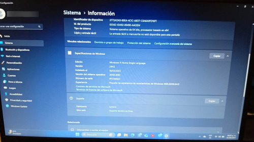 Laptop Lenovo Ideapad Slim 3 Gris (Usado)