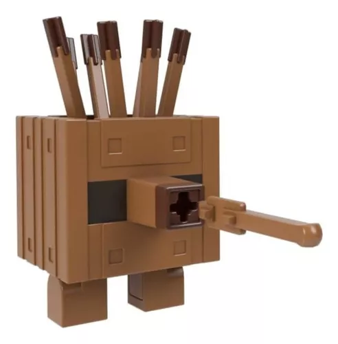 Boneco Minecraft Legends Piglin Pequeno Com Clava + Nf