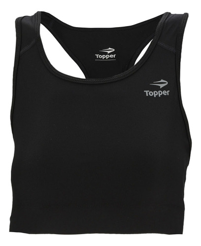 Top Topper Trng Wmn Basic Negro Mujer