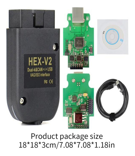 Escáner Vag Com Hex V2 Obd2 - Lector De Códigos Vagcom 21.9