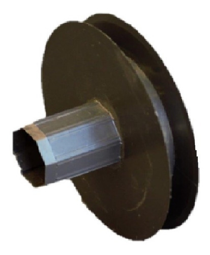 Polea De Cortina Para Eje De 40mm Con Puntera