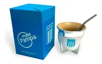 Comprar Mate De Racing Club Avellaneda De Mate Pampa Tradicional Color Celeste Boca Abierta
