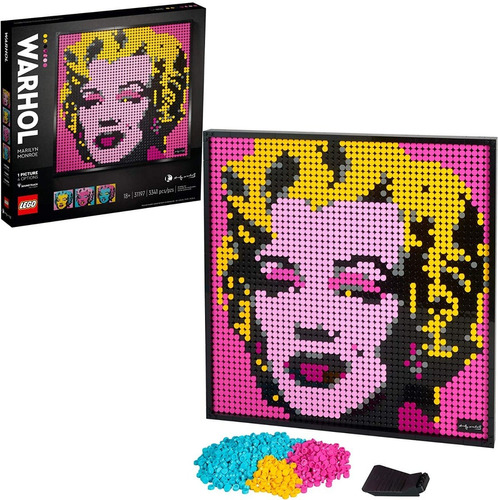 Kit Lego Art Marilyn Monroe De Andy Warhol 31197 +3