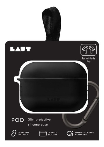 Funda Laut Pod Series Para AirPods Pro - Carbón Color Negro
