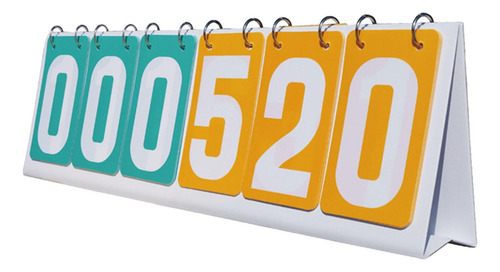 Flip Placar Mesa Flip Placar 6 Dígitos Portátil