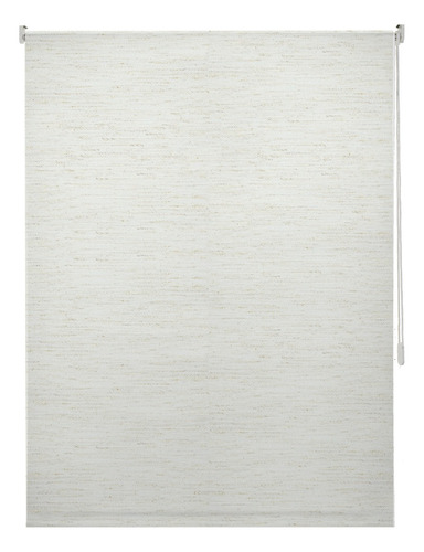 Cortina Enrollable Blackout Beige Lino Ancho 140cm Alto180cm Color Olivine