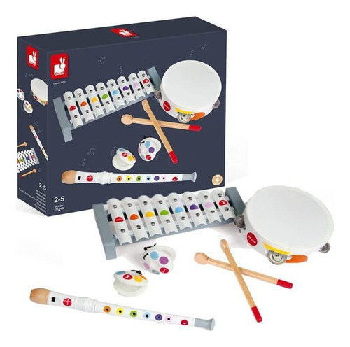 Set Instrumentos Musicales Madera Janod, Mvd Kids