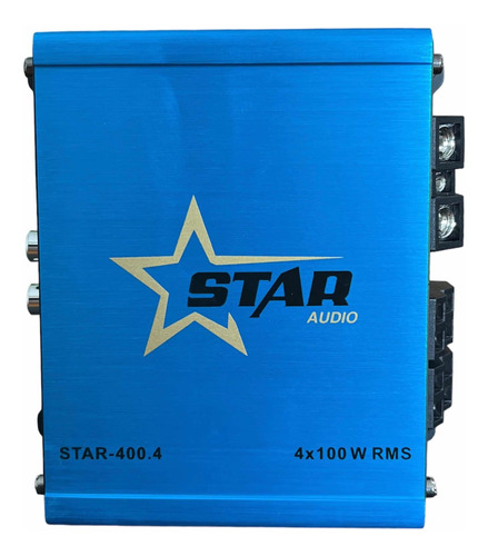 Amplificador Planta Star Audio 400 Rms 4 Canales Crossover