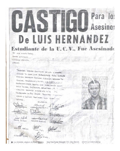 Afiche Asesinato De Luis Hernandez Mir Sifa Barcelona 1969
