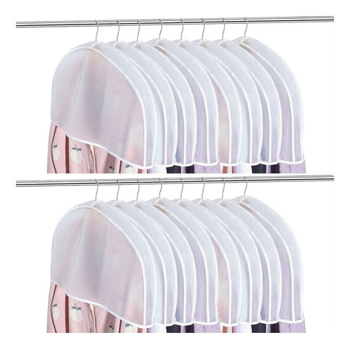H 16pcs Fundas Hombro Para Ropa Protectores Ropa Antipolvo Y