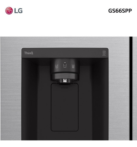 Imagen 8 de 9 de Refrigerador Inverter 637l LG Gs66spp