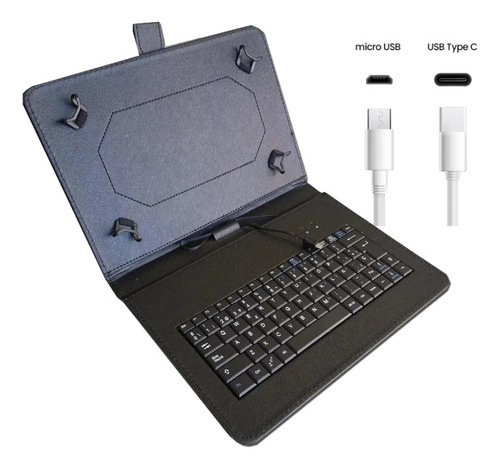 Funda Estuche 10 Y 9.7 Pulgadas C/ Teclado Para Tablet Stock