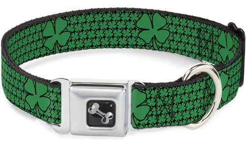 Collar De Perro Hebilla Del Cinturón De Seguridad St Pats Cl