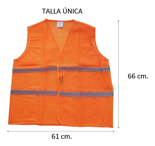 Imagen 2 de 3 de 2 Chalecos Reflectivo De Seguridad Para Auto Ciclismo Correr